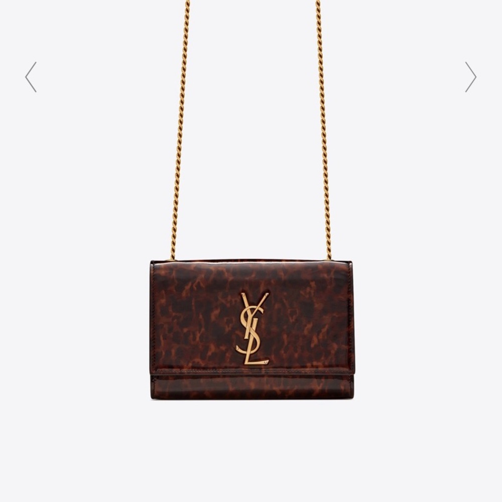 YSL Saint Laurent KATE SMALL IN TORTOISE